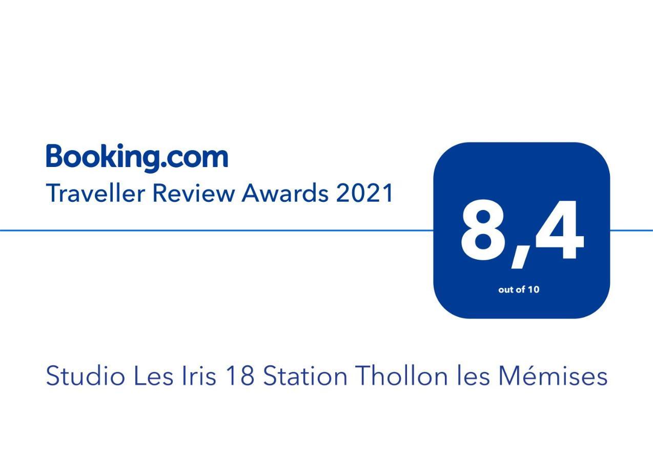 Studio Les Iris 18 Station Thollon Les Memises Apartman Kültér fotó